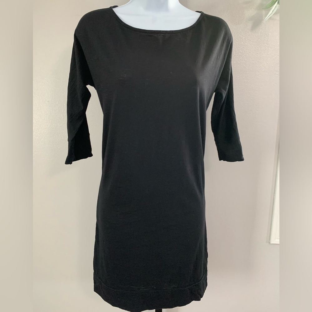 Lilly Pulitzer Classic Black Elbow Sleeve Dress